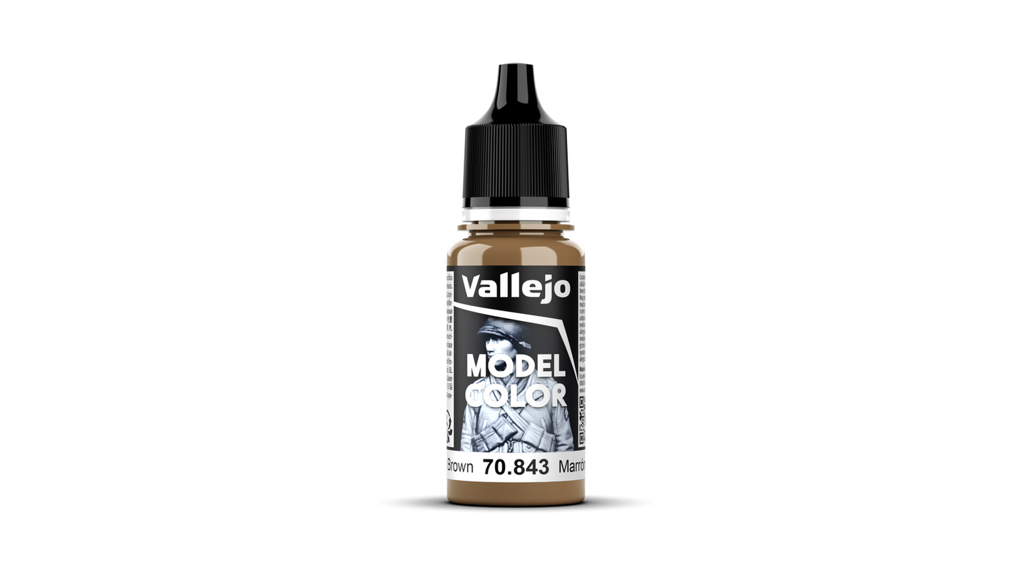 Vallejo Model Colour #014 - Cork Brown - 18 ml Matt Acrylic Paint