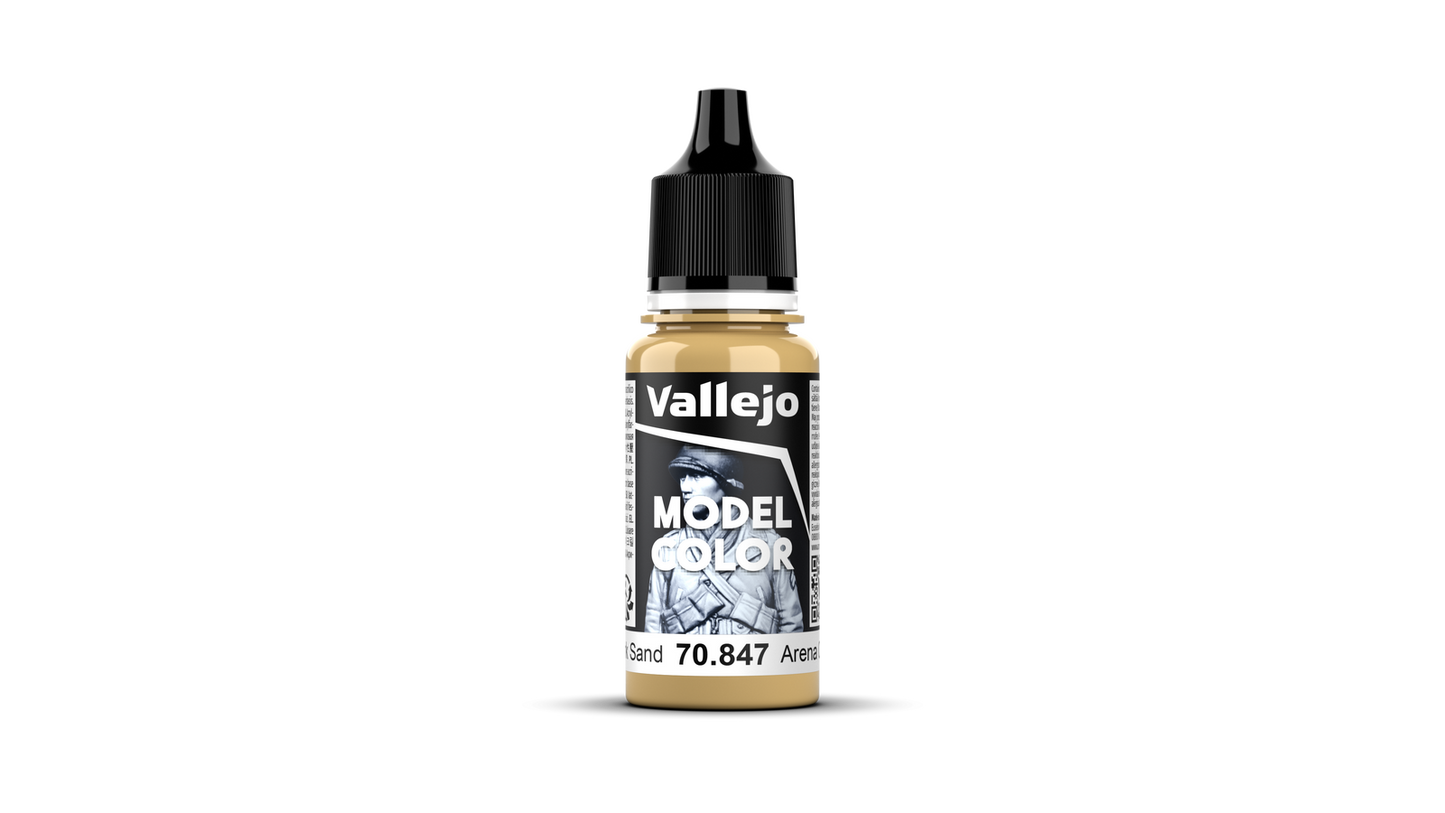 Vallejo Model Colour #136 - Dark Sand - 18 ml Matt Acrylic Paint