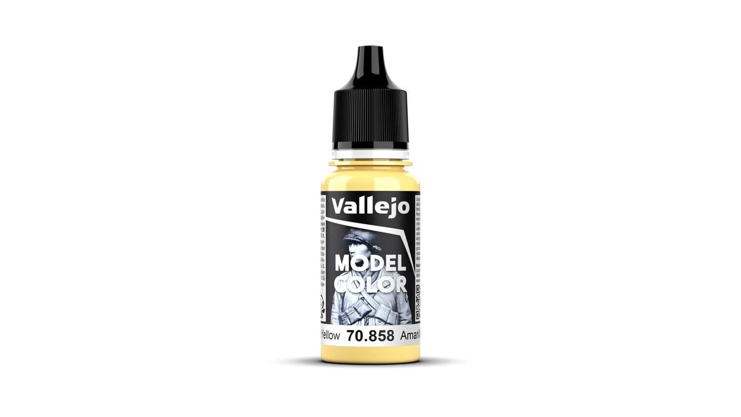 Vallejo Model Colour #023 - Ice Yellow - 18 ml Matt Acrylic Paint