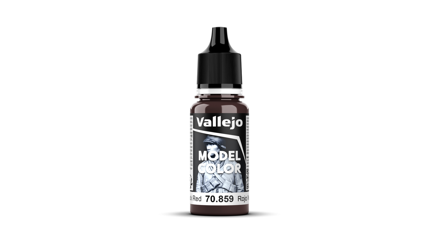 Vallejo Model Colour #041 - Black Red - 18 ml Matt Acrylic Paint