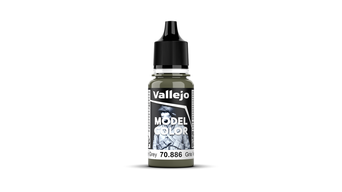 Vallejo: Model Colour #098 - Green Grey - 18 ml Matt Acrylic Paint