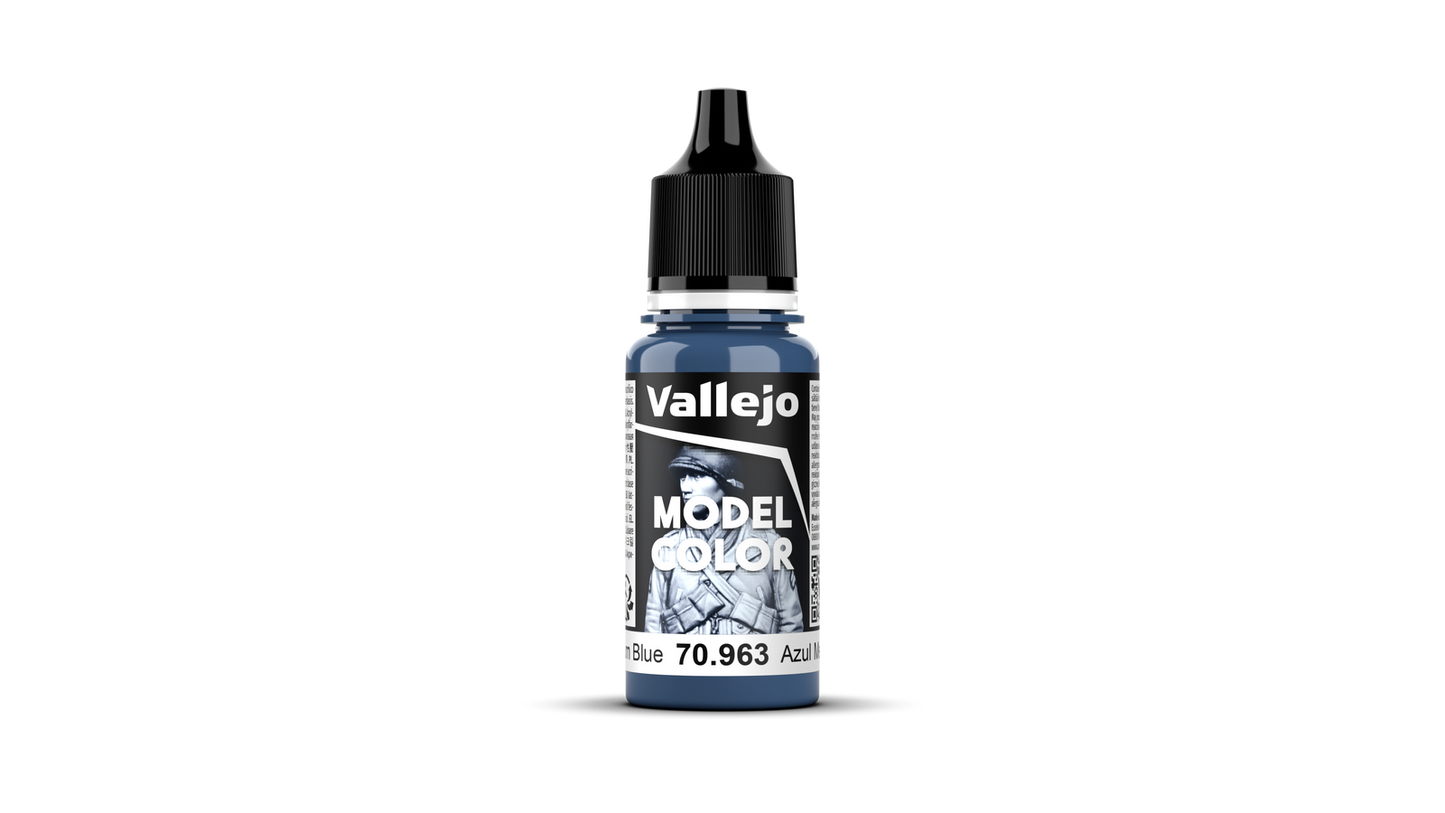 Vallejo: Model Colour #067 - Medium Blue - 18 ml Matt Acrylic Paint