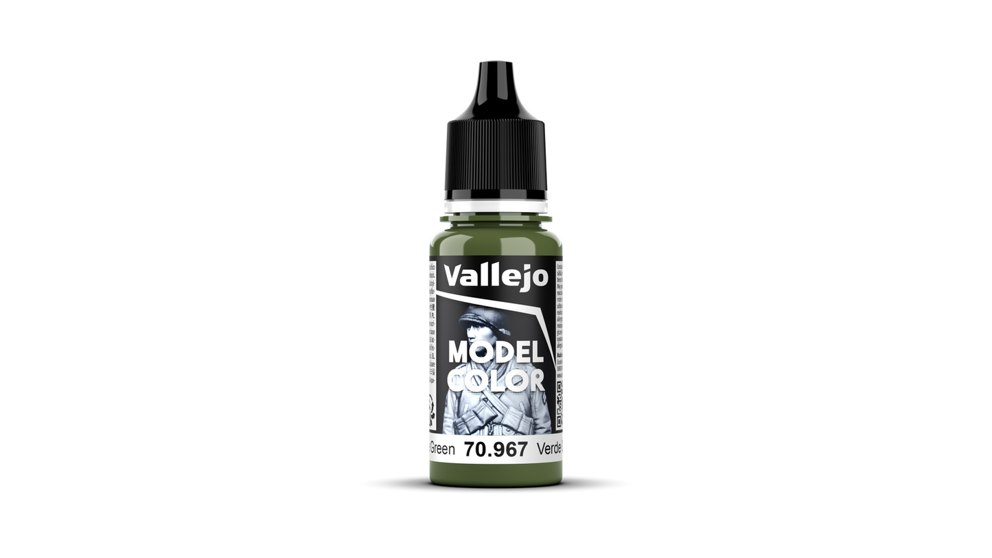 Vallejo: Model Colour #092 - Olive Green - 18 ml Matt Acrylic Paint