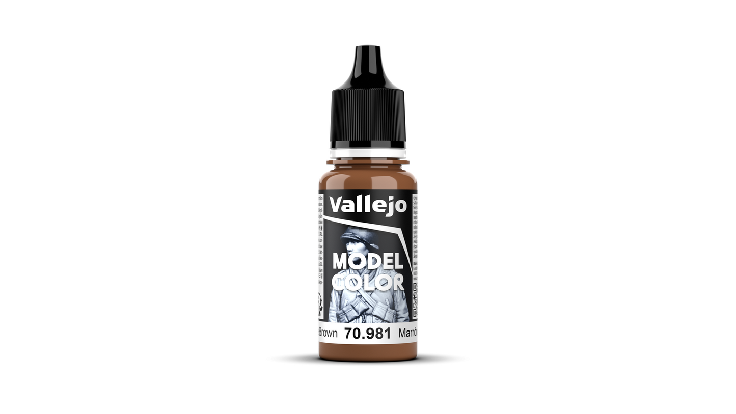 Vallejo: Model Colour #160 - Orange Brown - 18 ml Matt Acrylic Paint