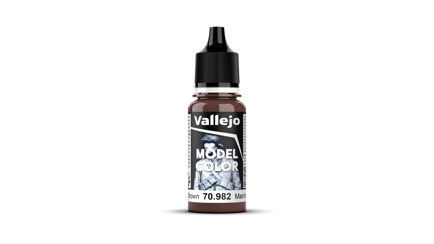 Vallejo: Model Colour #162 - Cavalry Brown - 18 ml Matt Acrylic Paint