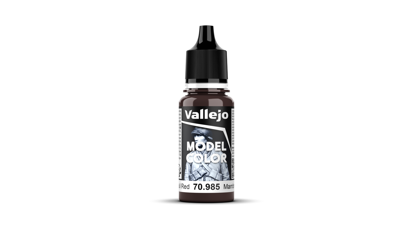 Vallejo: Model Colour #164 - Hull Red - 18 ml Matt Acrylic Paint