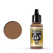 Vallejo: Model Air Mud Brown 17 ml Acrylic Airbrush Paint