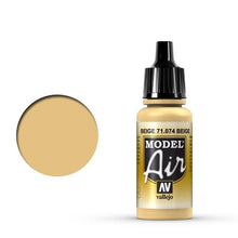 Vallejo: Model Air Beige 17 ml Acrylic Airbrush Paint