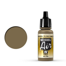 Vallejo: Model Air Cam Gray Green 17 ml Acrylic Airbrush Paint