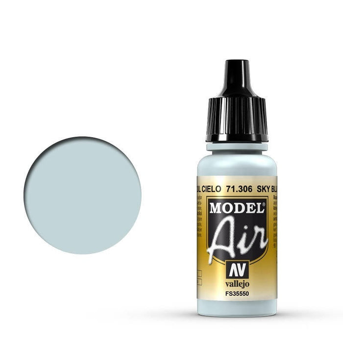 Vallejo: Model Air Sky Blue 17 ml Acrylic Airbrush Paint