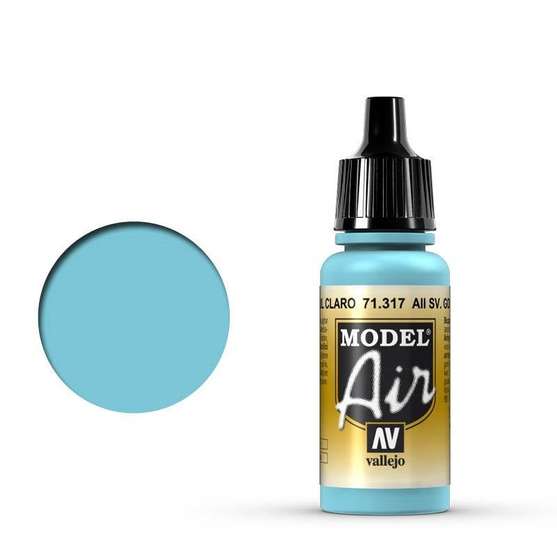 Vallejo: Model Air AII Sv Gol Light Blue 17 ml Acrylic Airbrush Paint