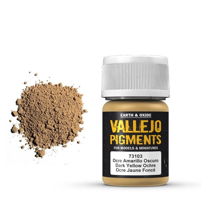 Vallejo Pigments: Dark Yellow Ochre 30 ml