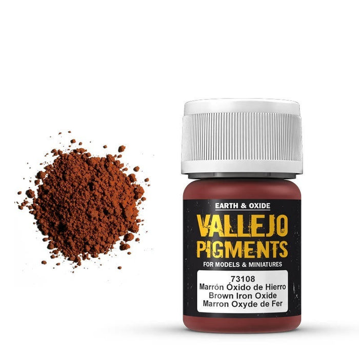 Vallejo Pigments: Brown Iron Oxide 30 ml