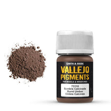 Vallejo Pigments: Burnt Umber 30 ml