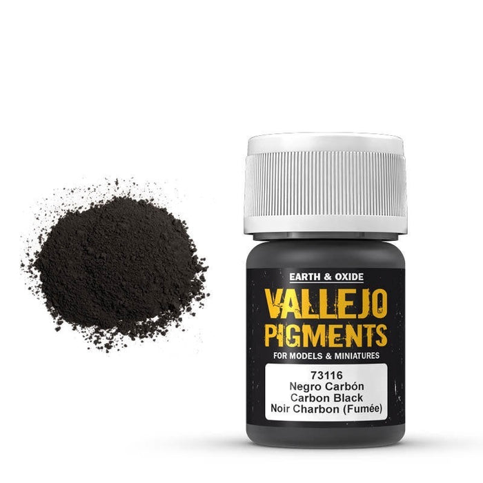Vallejo Pigments: Carbon Black (Smoke Black) 30 ml