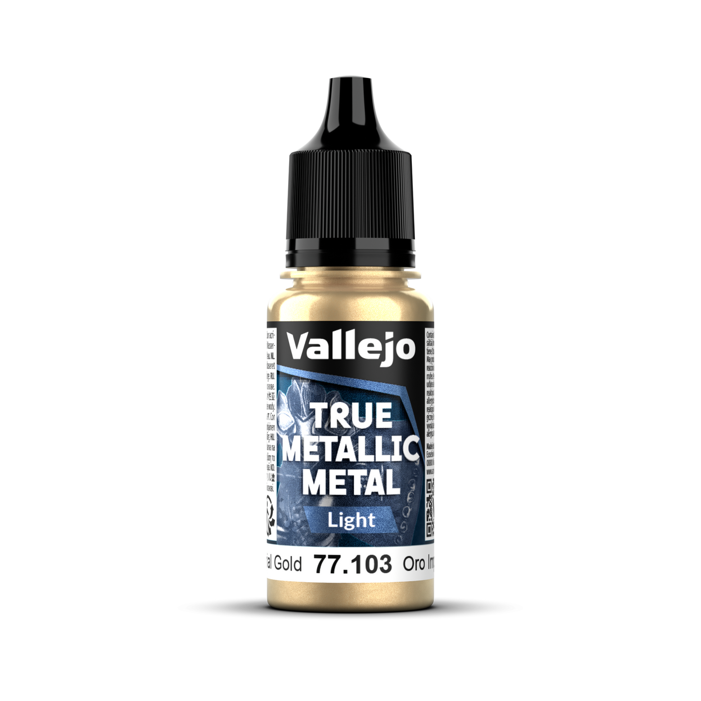 Vallejo: True Metallic Metal Light - Imperial Gold 18 ml