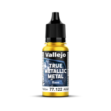 Vallejo: True Metallic Metal Base - Radiant Yellow 18 ml
