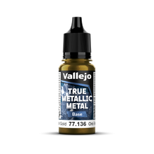 Vallejo: True Metallic Metal Base - Greenish Gold 18 ml