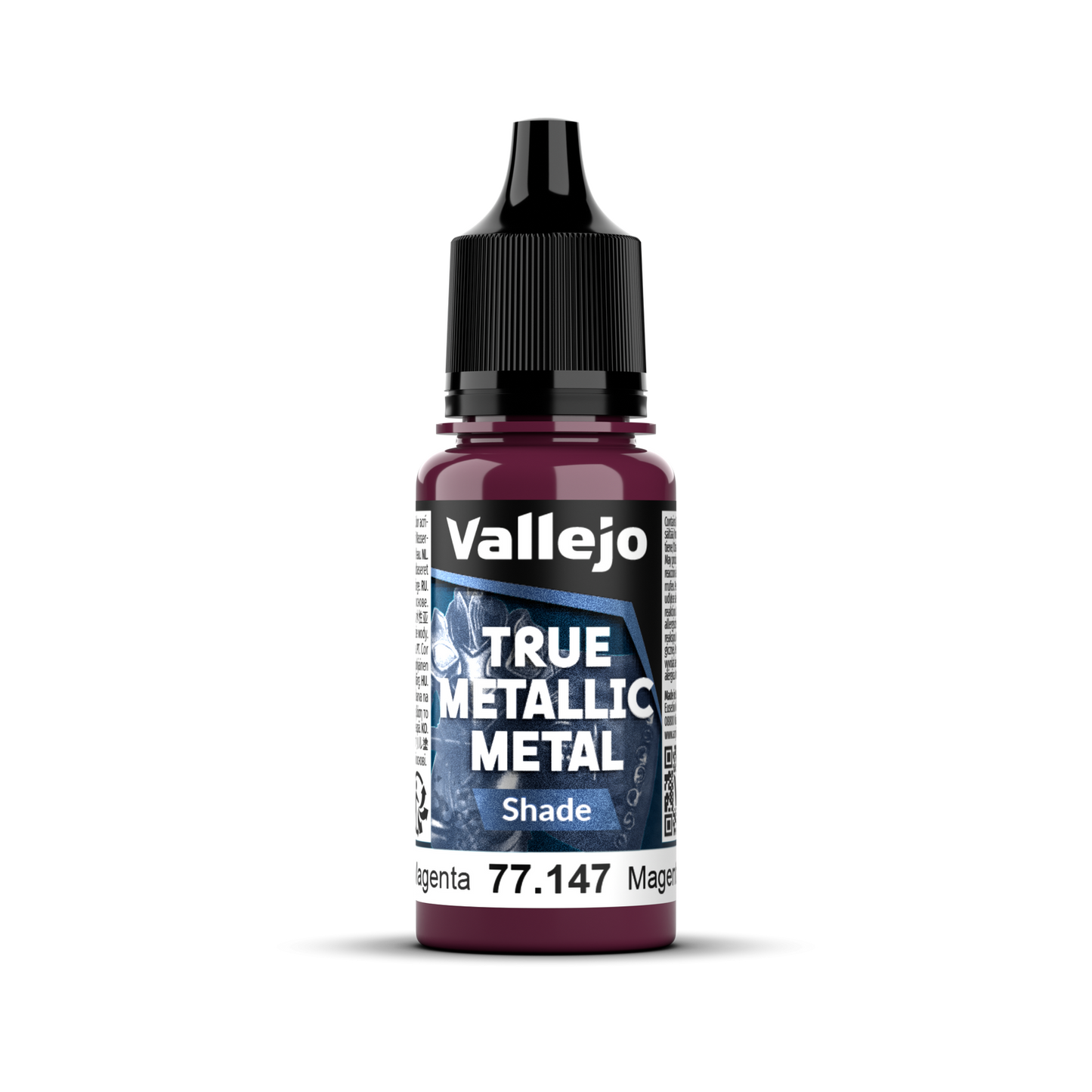 Vallejo: True Metallic Metal Shade - Crimson Magenta 18 ml