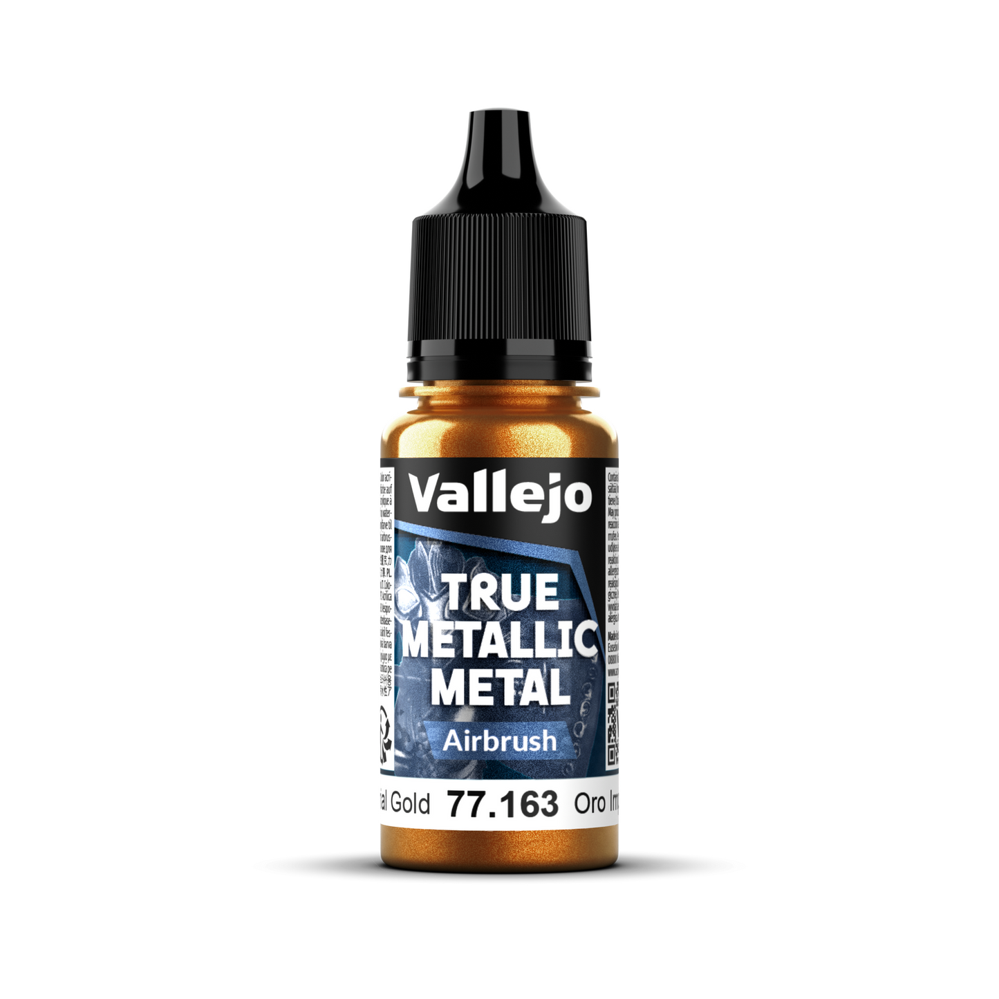 Vallejo: True Metallic Metal Airbrush - Imperial Gold 18 ml