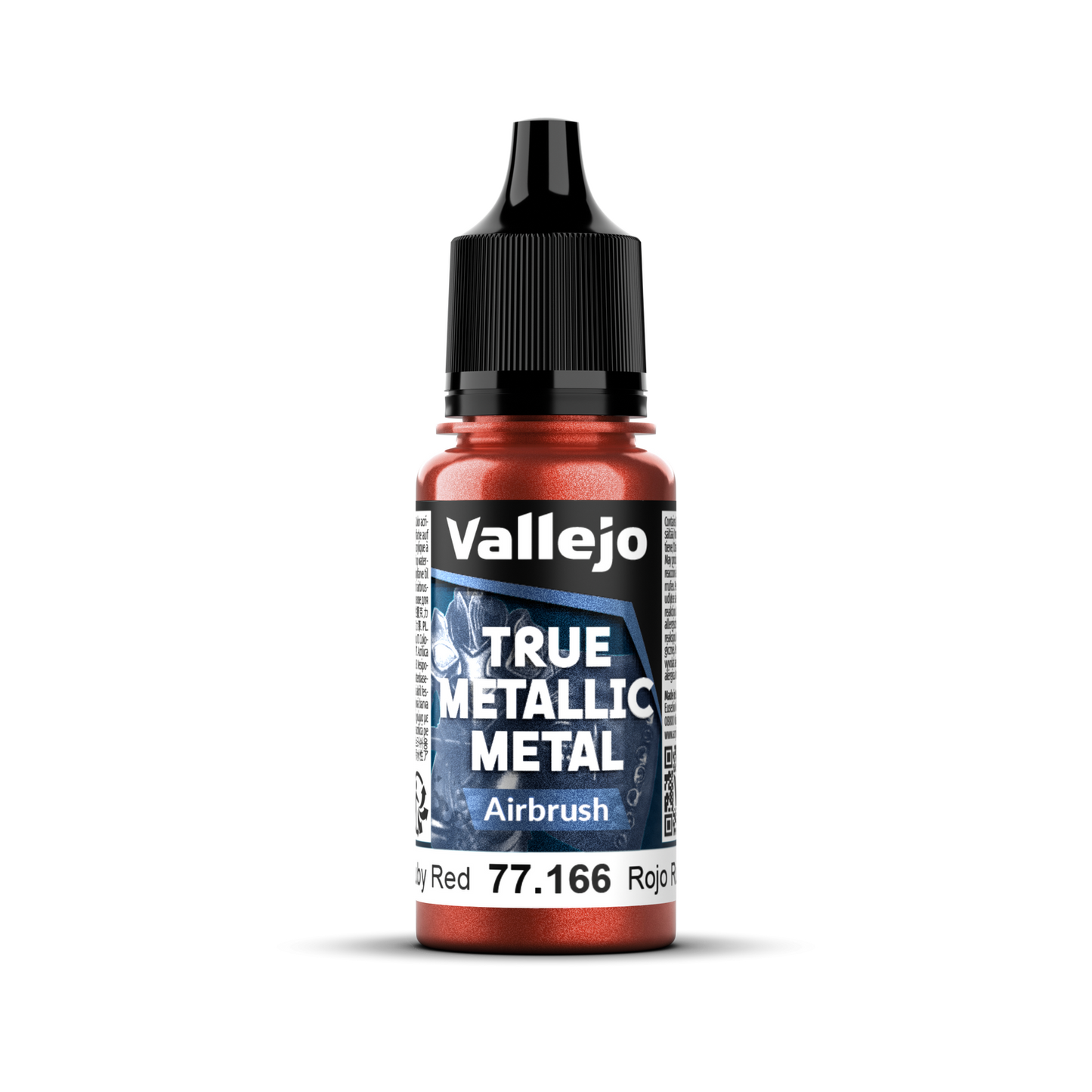 Vallejo: True Metallic Metal Airbrush - Ruby Red 18 ml