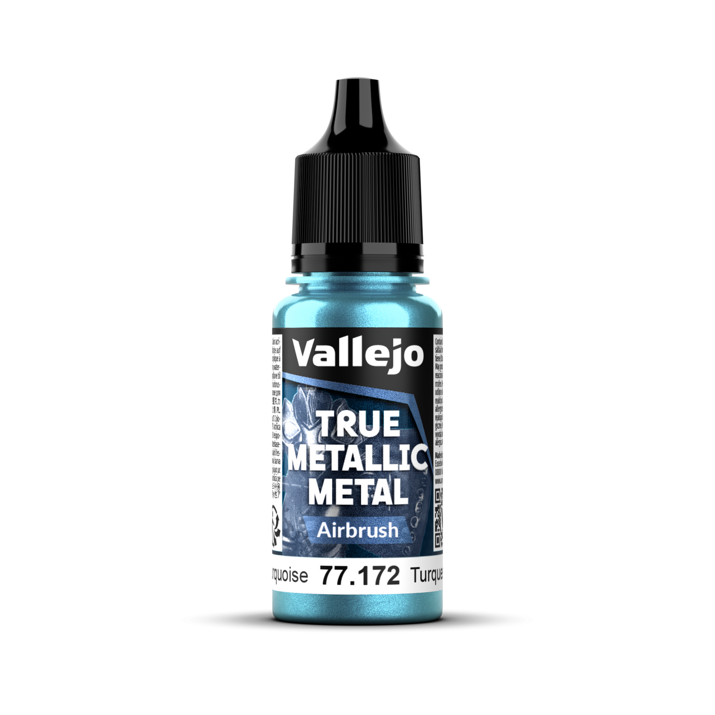 Vallejo: True Metallic Metal Airbrush - Hydra Turquoise 18 ml