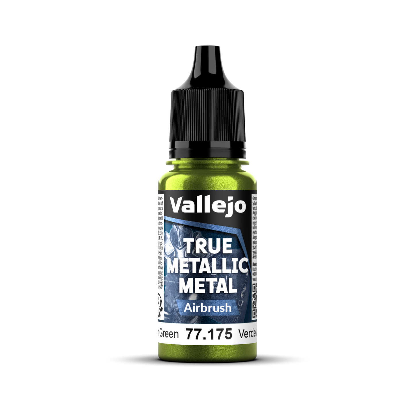 Vallejo: True Metallic Metal Airbrush - Amber Green 18 ml