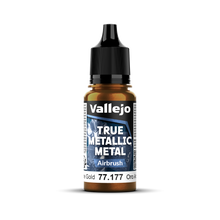 Vallejo: True Metallic Metal Airbrush - Arcane Gold 18 ml