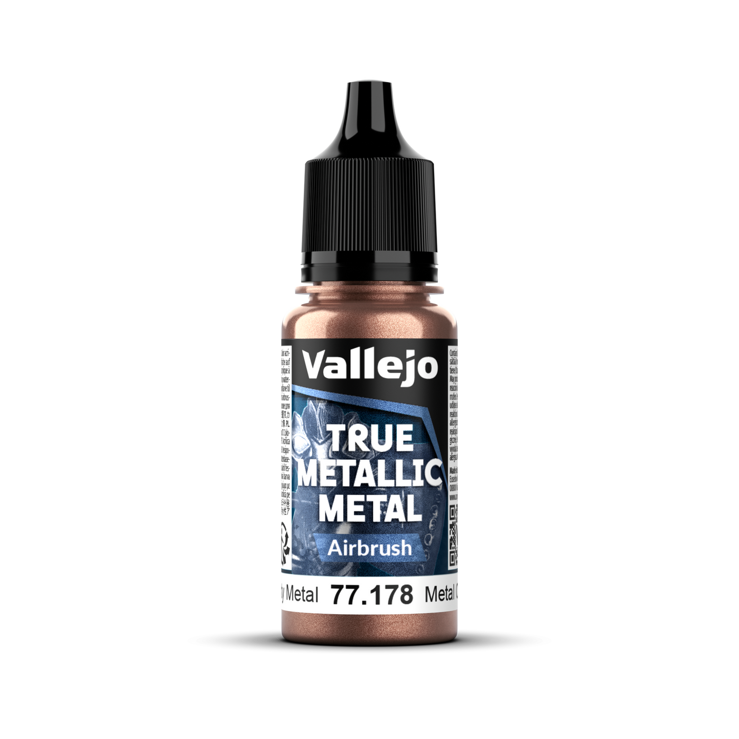 Vallejo: True Metallic Metal Airbrush - Rusty Metal 18 ml