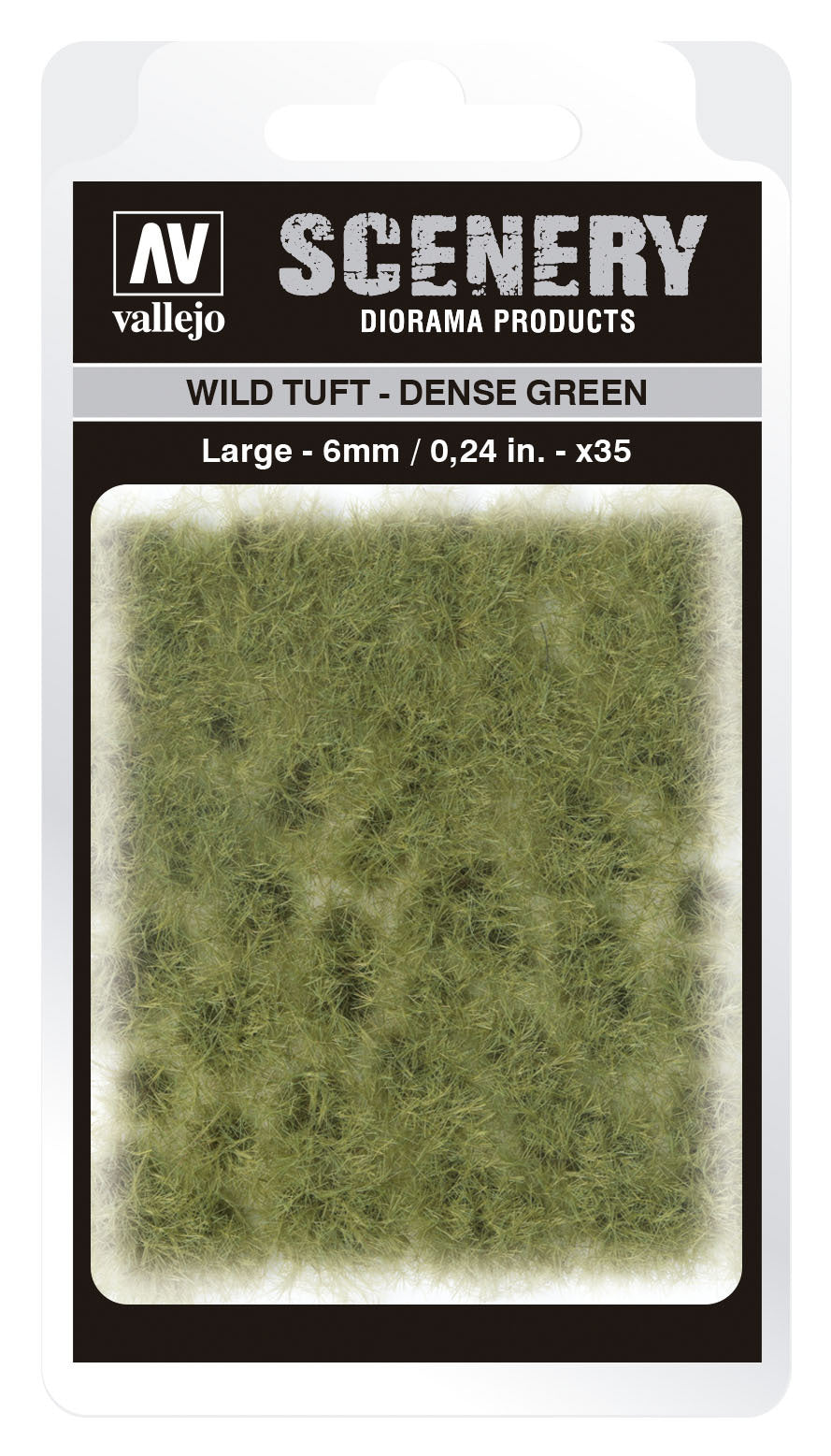 Vallejo: Scenery Tufts Wild Tuft Dense Green 6mm