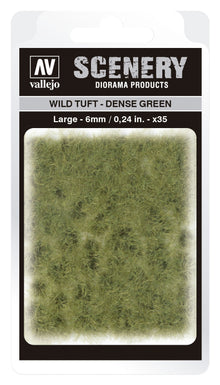 Vallejo: Scenery Tufts Wild Tuft Dense Green 6mm