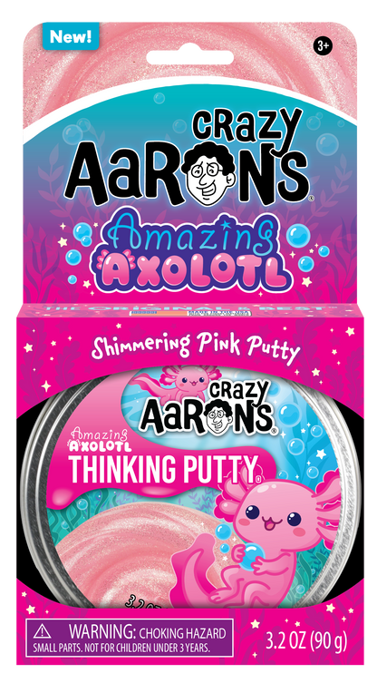 Crazy Aaron's Thinking Putty: 4" Amazing Axolotl