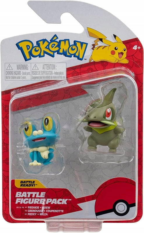 Pokemon: Battle Figure Pack - Froakie & Axew