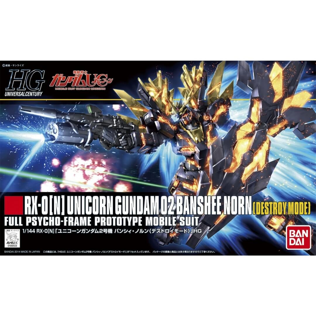 Bandai: HGUC 1/144 - UNICORN GUNDAM 02 BANSHEE NORN (DESTROY MODE)