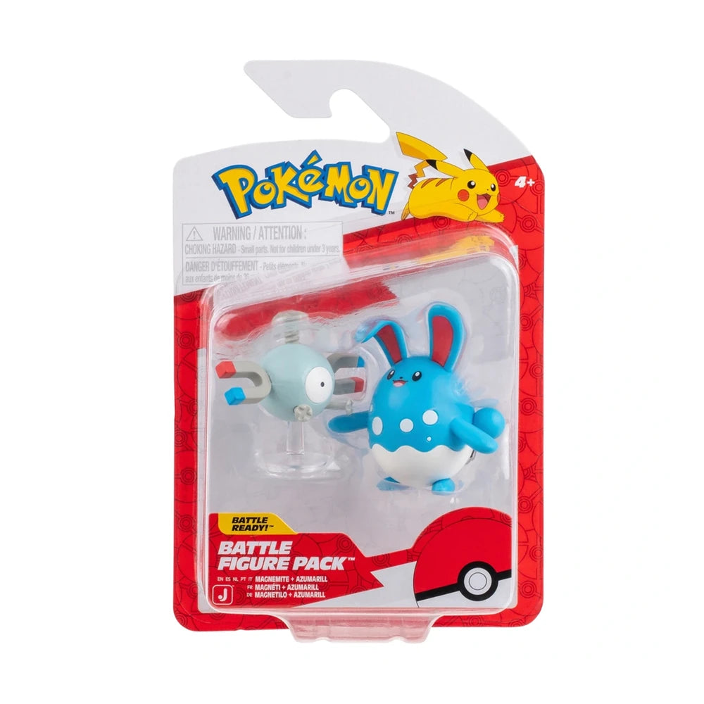 Pokemon: Battle Figure Pack - Magnemite & Azumarill