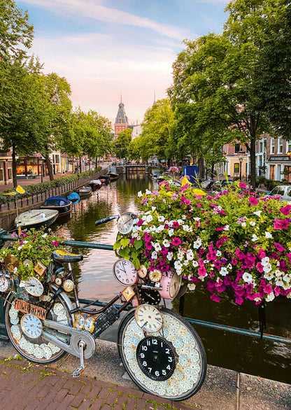 Ravensburger: Bicycle and Flowers in Amsterdam 1000pc