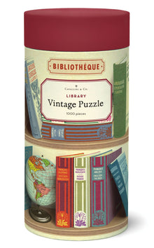 Cavallini Vintage Puzzle: Library 1000pc