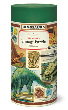 Cavallini Vintage Puzzle: Dinosaurs 1000pc