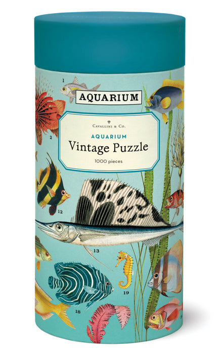 Cavallini Vintage Puzzle: Aqurium 1000pc
