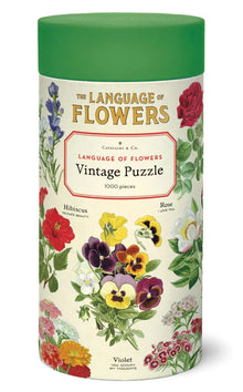 Cavallini Vintage Puzzle: Language of Flowers 1000pc