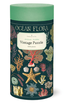 Cavallini Vintage Puzzle: Ocean Flora 1000pc