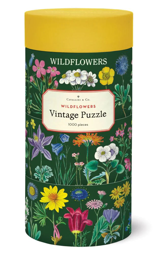 Cavallini Vintage Puzzle: Wildflowers 2 1000pc