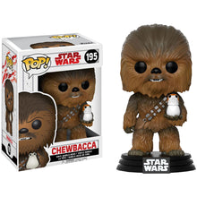 Funko: Star Wars - Chewbacca with Porg 195 Pop!