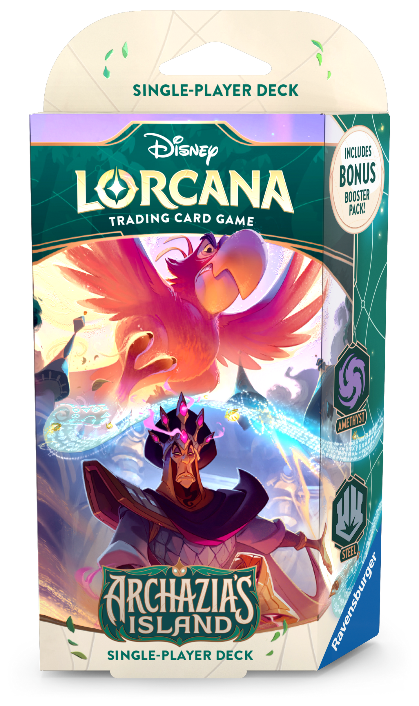 Disney Lorcana: S7 Archazias Island Starter Deck Amethyst/Steel