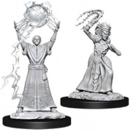 Nolzur's Marvelous Miniatures: Drow Mage & Drow Priestess
