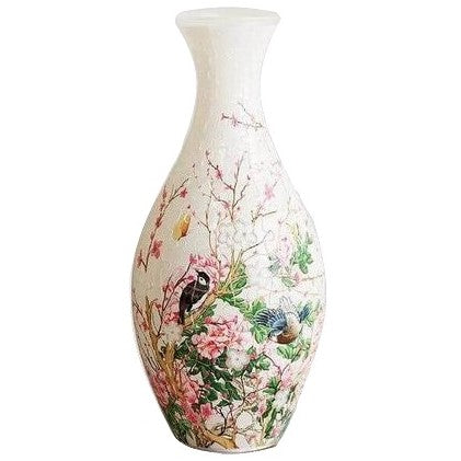 Puzzle Vase: Flowers and Birds