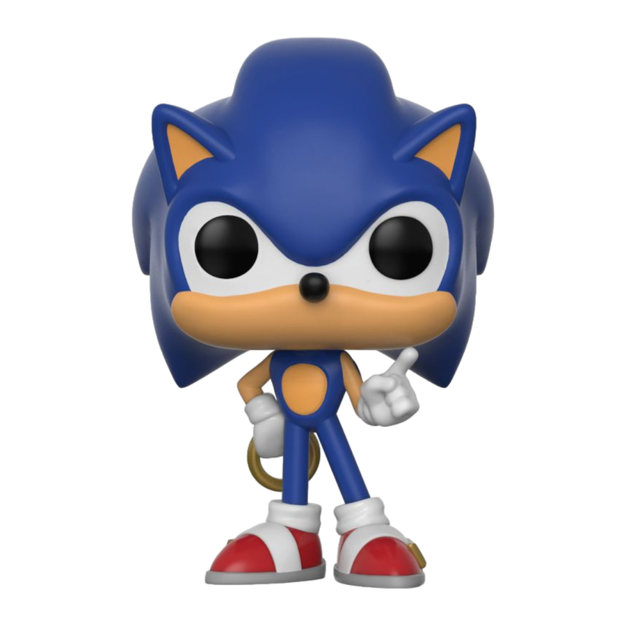 Funko: Sonic the Hedgehog - Sonic with Ring 283 Pop!