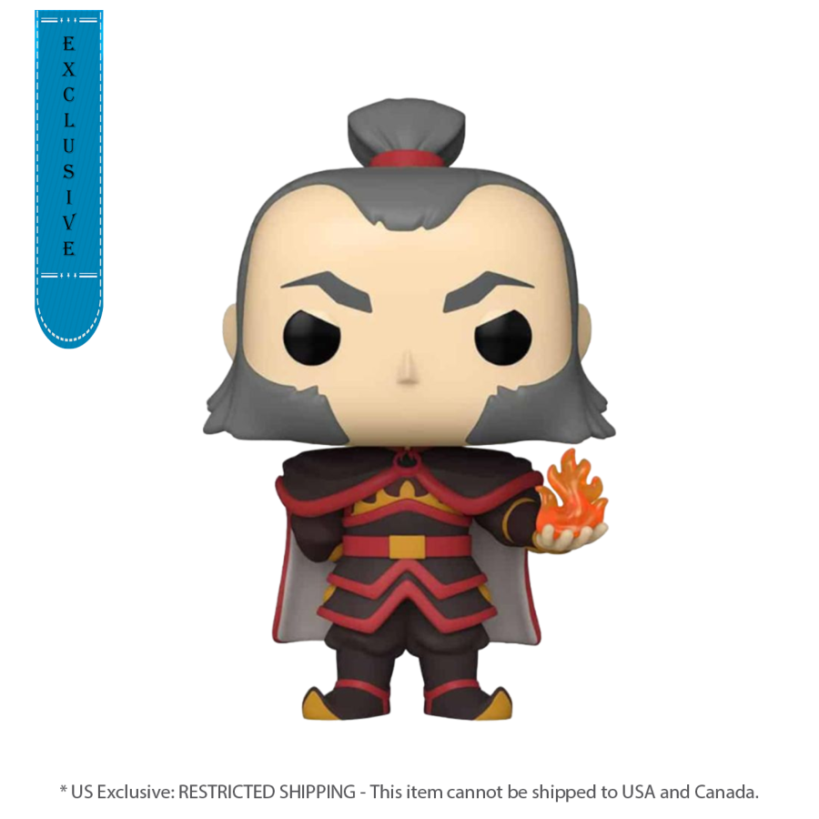 Funko: Avatar The Last Airbender - Zhao with Fireball Glow US Exclusive Pop!