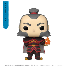Funko: Avatar The Last Airbender - Zhao with Fireball Glow US Exclusive Pop!