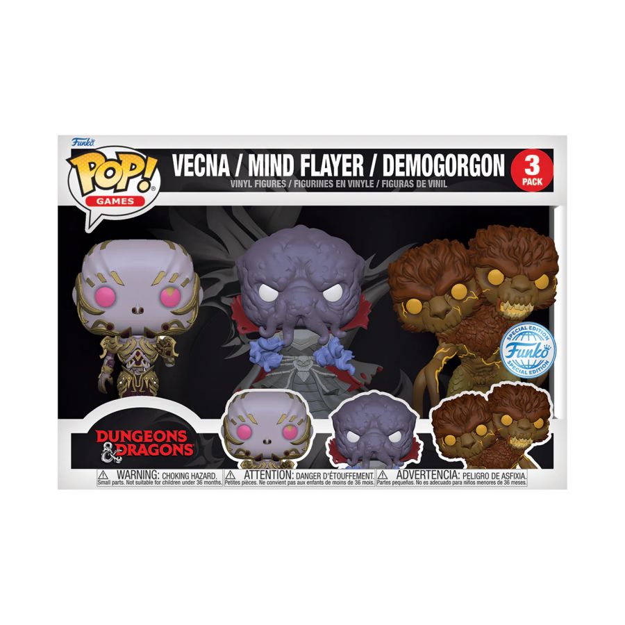 Funko: D&D - Villians Pop! 3 Pack